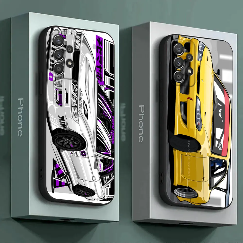 Tokyo JDM Drift Sports Car Soft Phone Case Cover