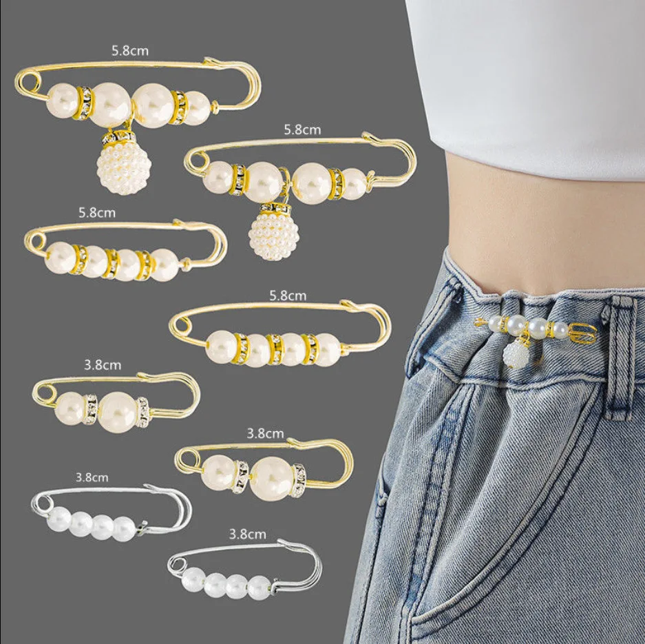 1/2pairs Tighten Waist Buckle Flower Brooches Clip Adjustable Snap Fastener  Pants Pin Jeans Skirt Buttons Clothing Accessories - AliExpress