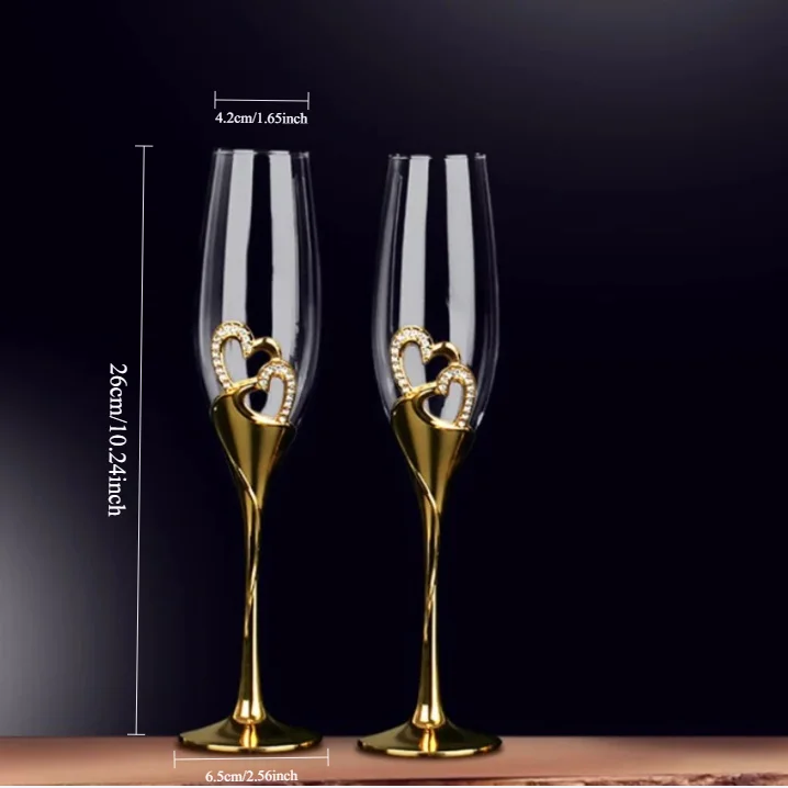 Luxury Crystal Red Wine Glass Set - Elegant Tall Glasses