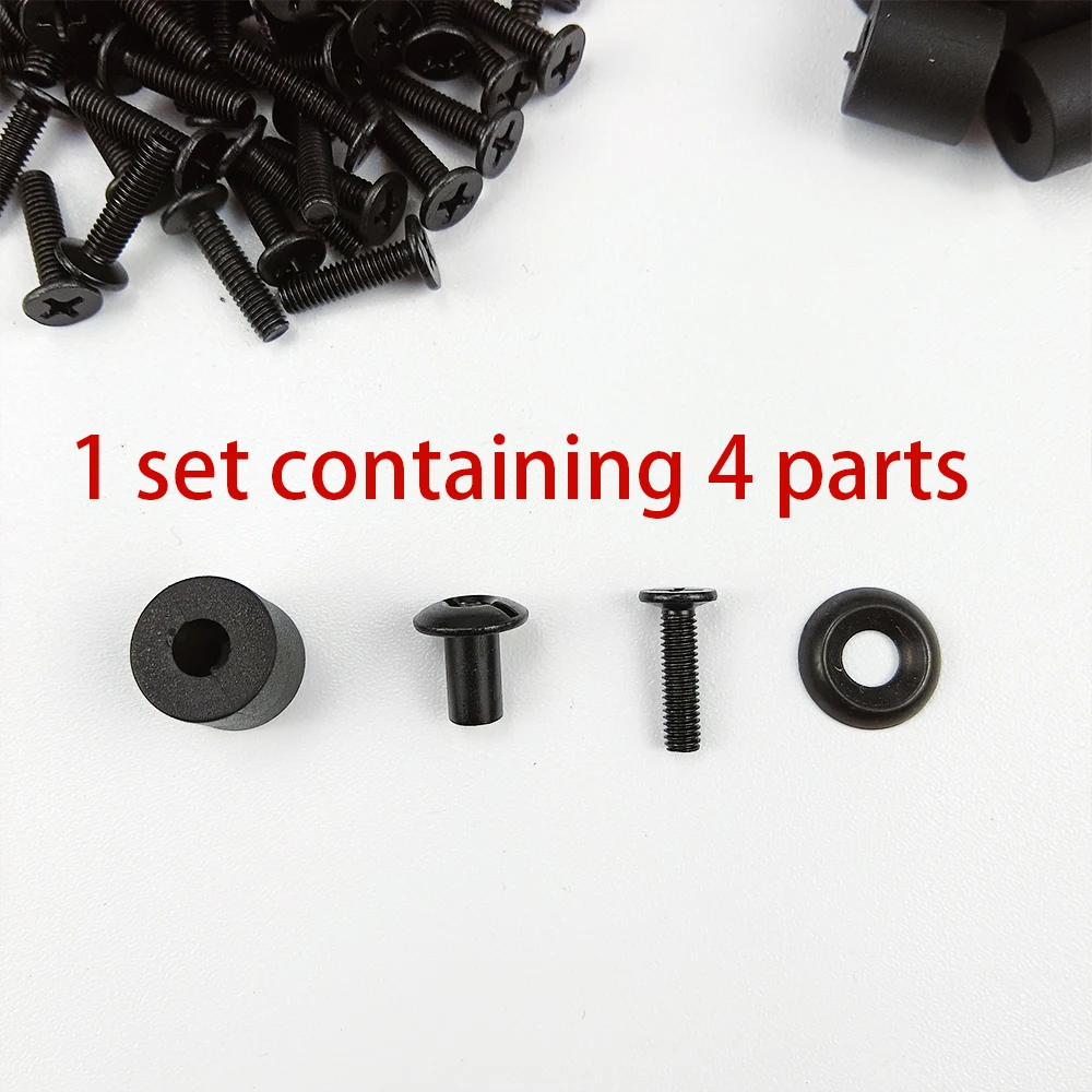 4 Sets Kydex Holster Screw Parts Fast-dialing Sheath Screw Fittings Making K Sheath DIY Waist Clip Screw Accessories