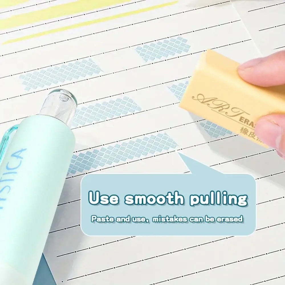 360도 회전 도트 접착제 테이프 펜 모양 프레스 유형 양면 접착 테이프 DIY 스크랩북 대용량