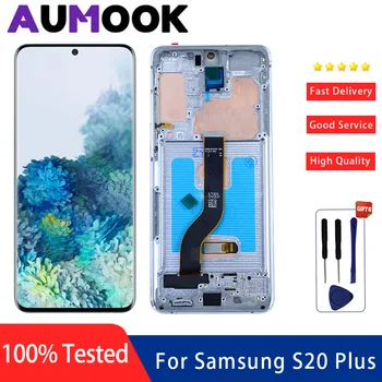 AMOLED Per Samsung Galaxy S20 Plus Display LCD 6.7 "Samsung S20 + G985F/DS G986B Display LCD Touch Screen per Samsung S20 Plus 5G