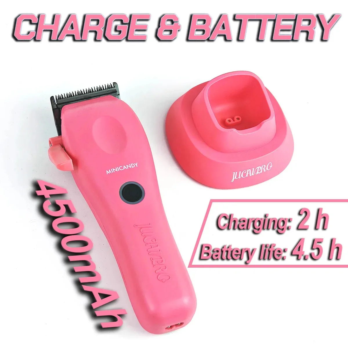 7800RPM PRO Clipper - DLC Fade Blade, 4500mAh (Barber Shop Trimmer) 4 S52fe112031c24676a39bd7f9ca7612adv