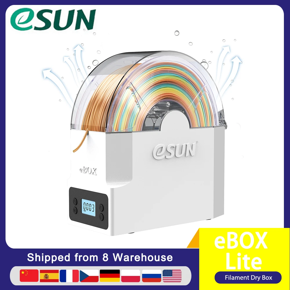 Esun Ebox Lite 3d Printer Filament Dry Box 3d Filament Dryer Storage ...