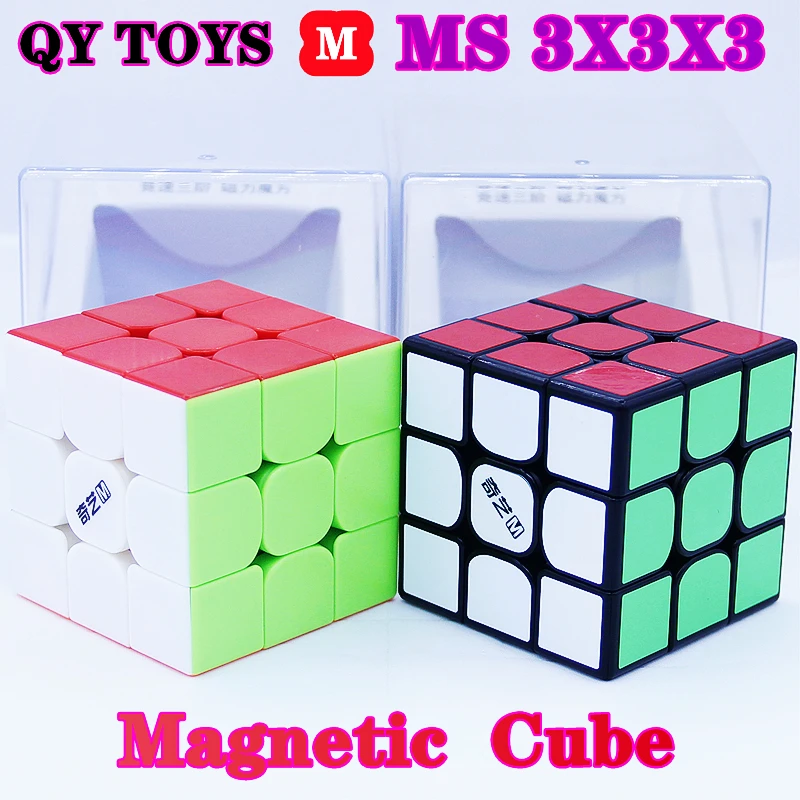 

Qiyi MS 3x3 Series Magnets magic Cube Qiyi MS 3x3x3 Magnetic Cubo Qiyi m s 3x3 Mofangge Speed Cubes Magico Kids Game Toys Gifts