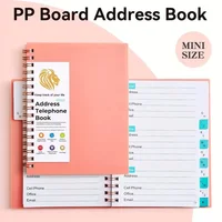 MINI Size Notebook Telephone Address & Birthday Book With Alphabetic Tabs Notepad Notebooks Writing Pads Office School Supplies 1
