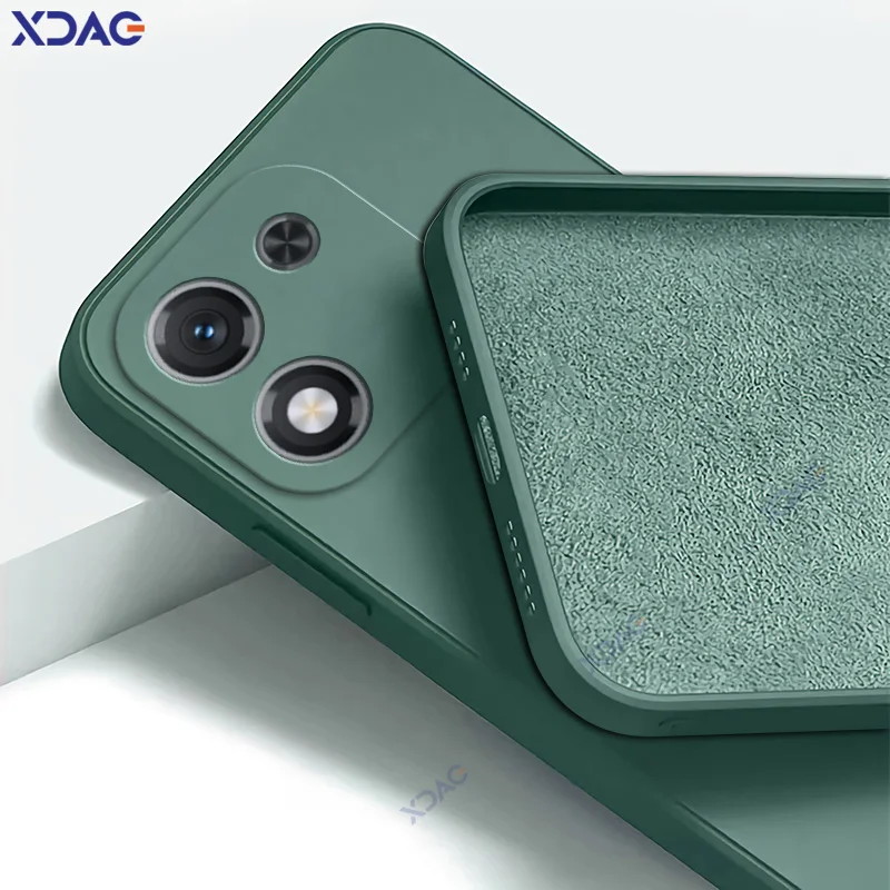 Luxury Dual Layer Lens Protection Cellphone Case - Soft Silicone Waterproof Armor