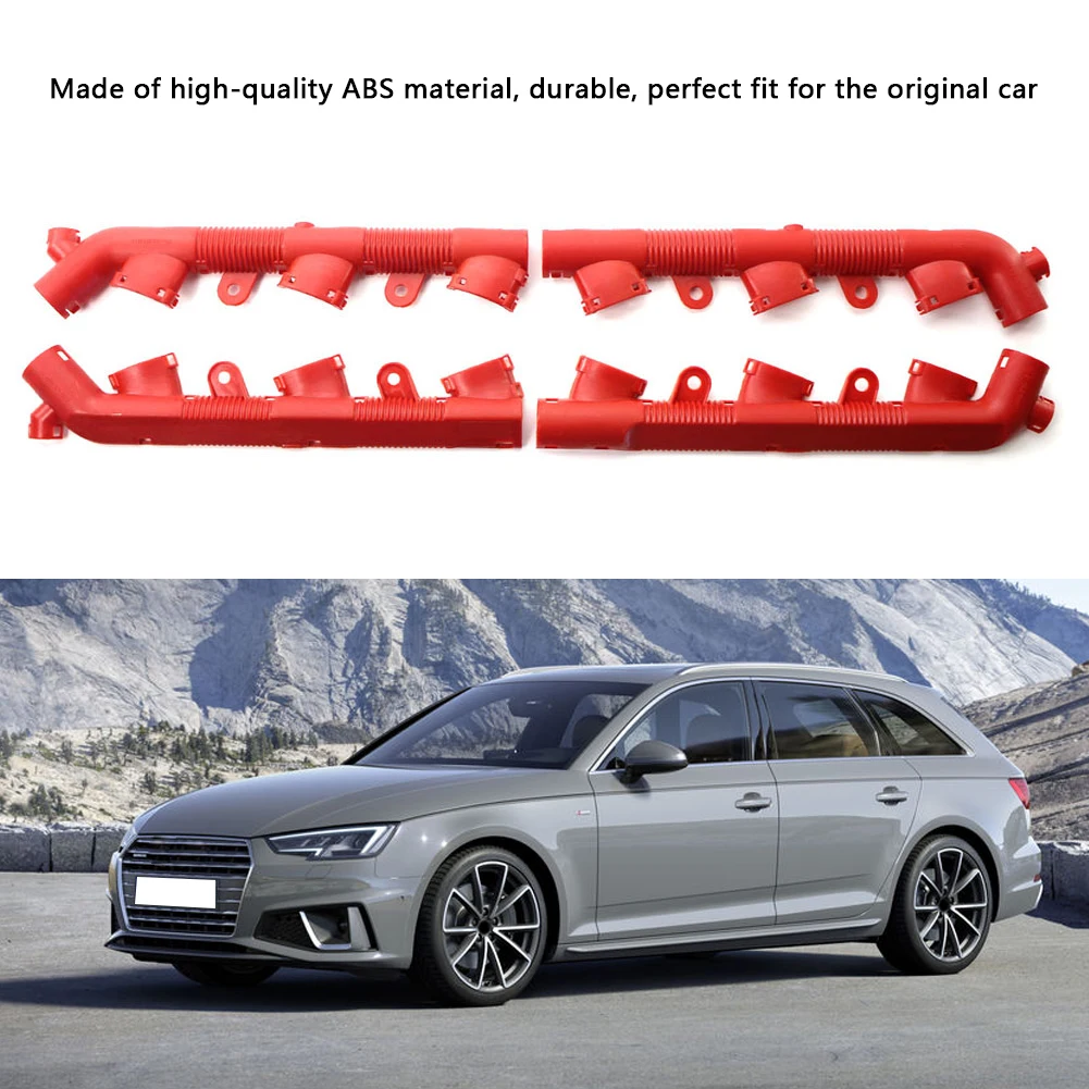 1 Pair Ignition Coil Protector Cover 06E971821F 06E971822D Ignition Coil Wiring Guide for Audi A4 2009-2016 A5 2010-2017 3.0T