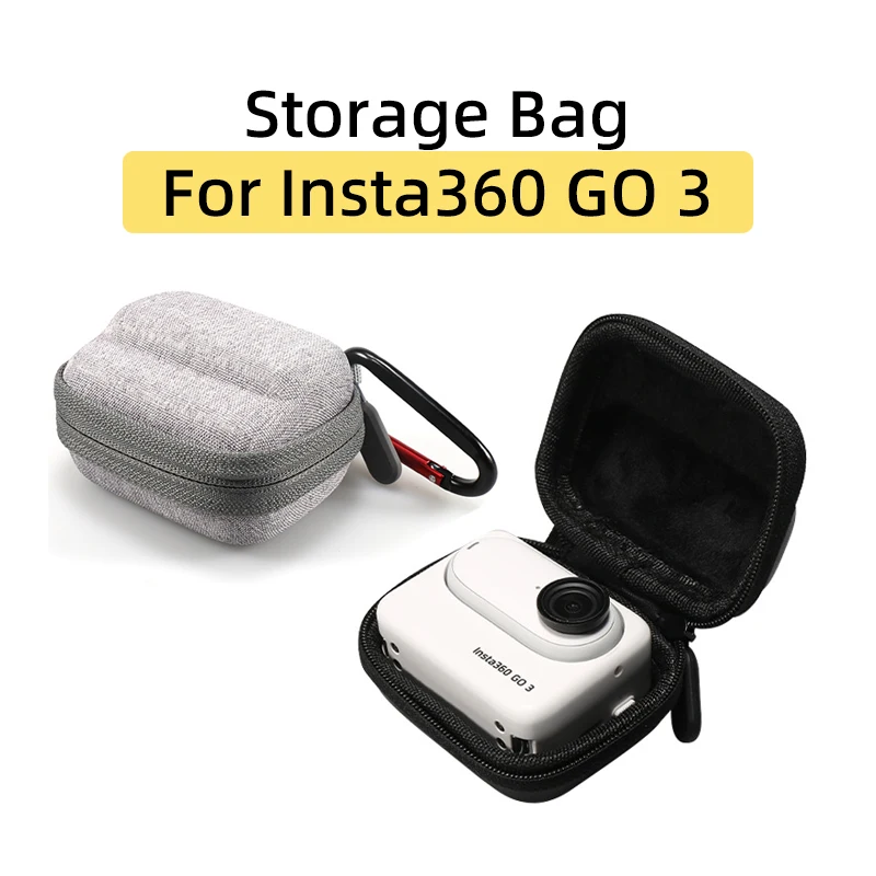 

For Insta360 GO 3 Sports Camera Mini Body Bag Portable Handbag Storage Bag Carrying Case Anti-fall Protective Box Accessories