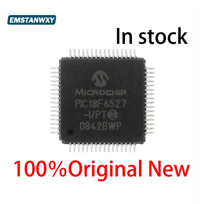 

(5-10piece)100% New PIC18F6527-I/PT PIC18F6527 QFP-64 Chipset