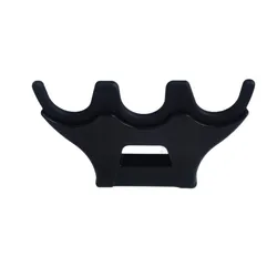 Magnetic Fishing Rod Holder and Gear Organizer for Vehicles, Boats, and Walls - Multifunctional Storage Rack with Strong Magnet (Black)