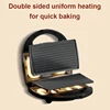 DMWD Electric Egg Sandwich Maker Mini Grilling Panini Baking Plates Toaster Multifunction Non-Stick waffle Breakfast Machine EU 4