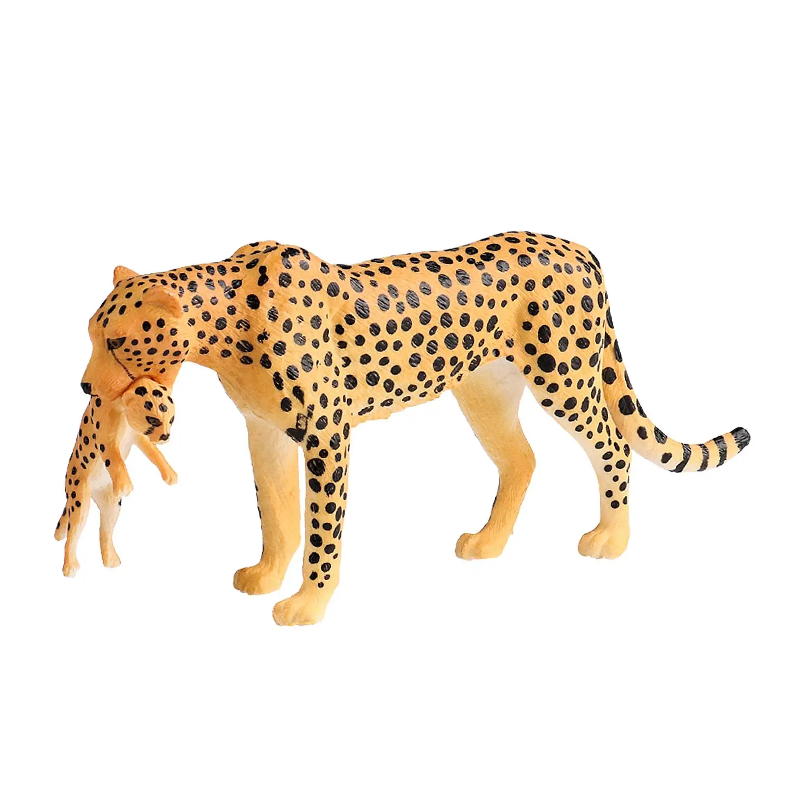 Leopard Figurine Preschool Cheetah Playset for Educational Toys Party Favors