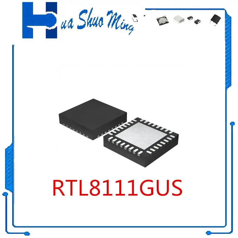 

2Pcs/Lot RTL8111GUS QFN32 RC28F640J3D75 BGA64