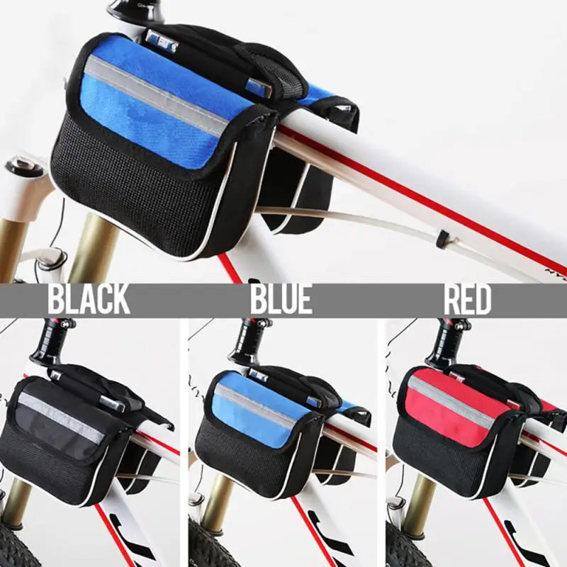 Waterproof Bikepacking Front Beam Bag MTB Bike Bag Cycling Touch Phone Screen Case For Mobile Phone Cycling Equipment