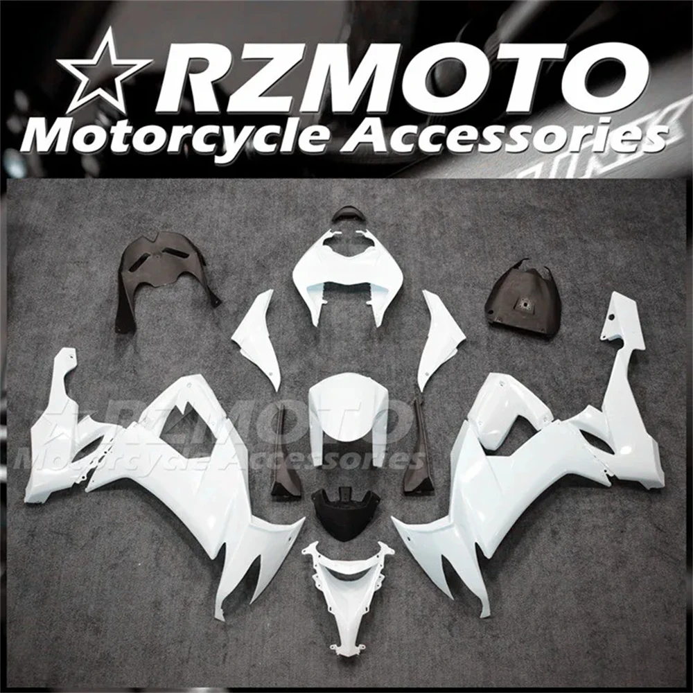 

4 подарка, новинка, полный комплект обтекателей из АБС-пластика, подходит для KAWASAKI ZX-10R ZX10R 2008 2009 2010 08 09 10, кузов белого цвета на заказ
