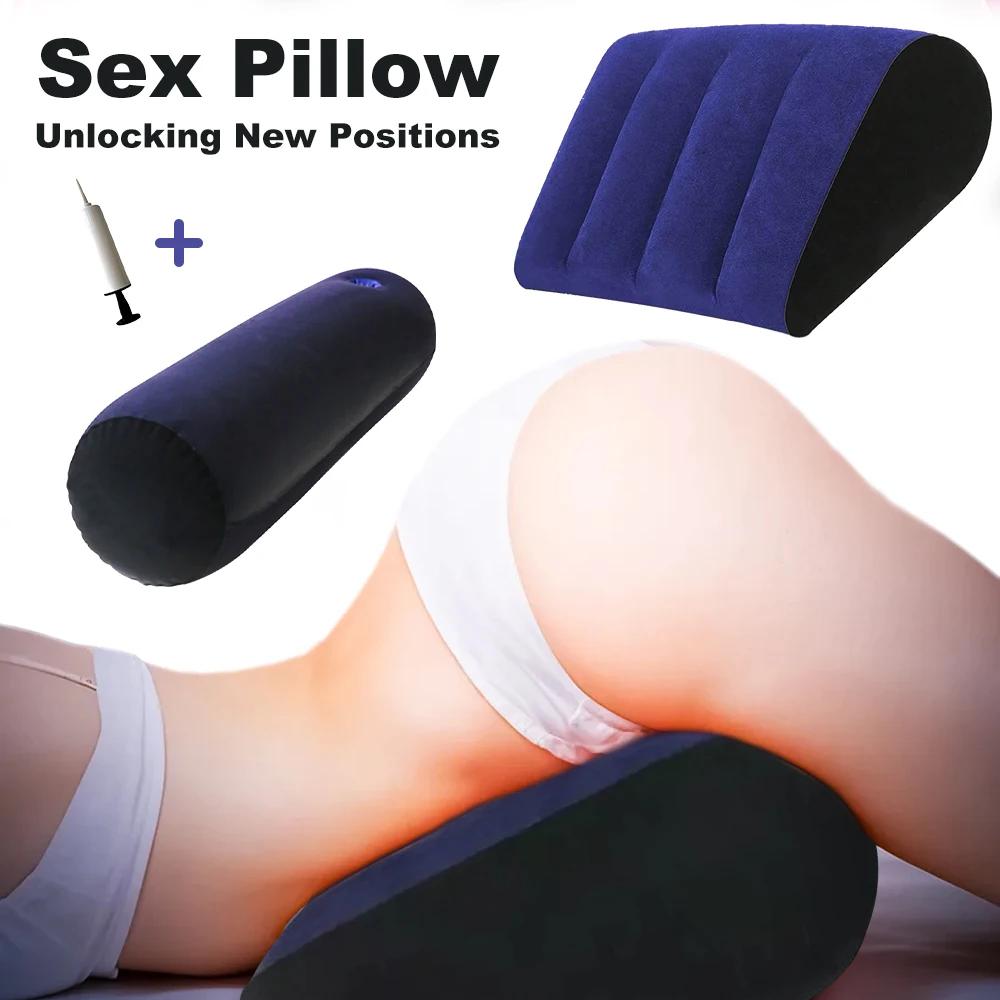 Adults Sex Love Pillow Couples Positions Cushione Inflatable Aid Pillows Car Bed Sex Furniture Erotic Triangle Sexy Games Toys sex toys