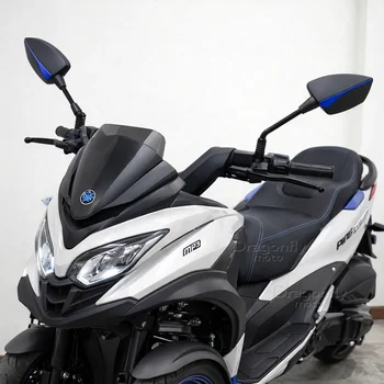 Specchietti Retrovisori Regolabili per Moto PIAGGIO MP3 125 250 300 400 500, Lato Sinistro e Destro, Accessori e Parti