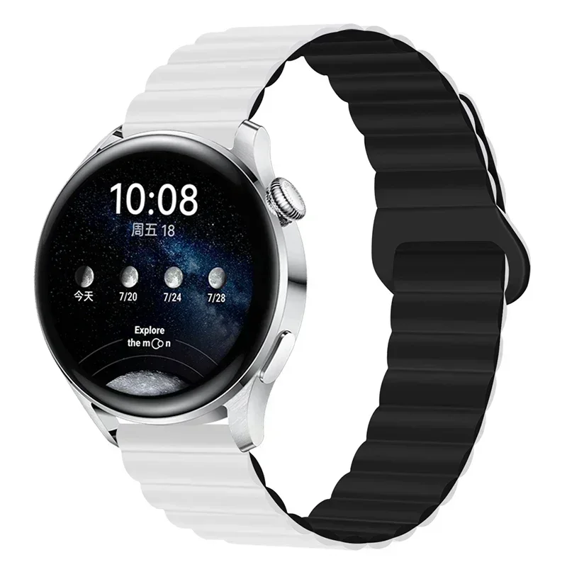 Magnetic Loop Silicone Watchband Strap