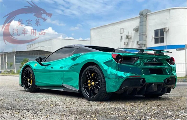 For Ferrari 488 High Quality REAL Carbon Fiber Body Side Skirt Kit Lip Splitters Spoiler - Ferrari 488 - Racext 53