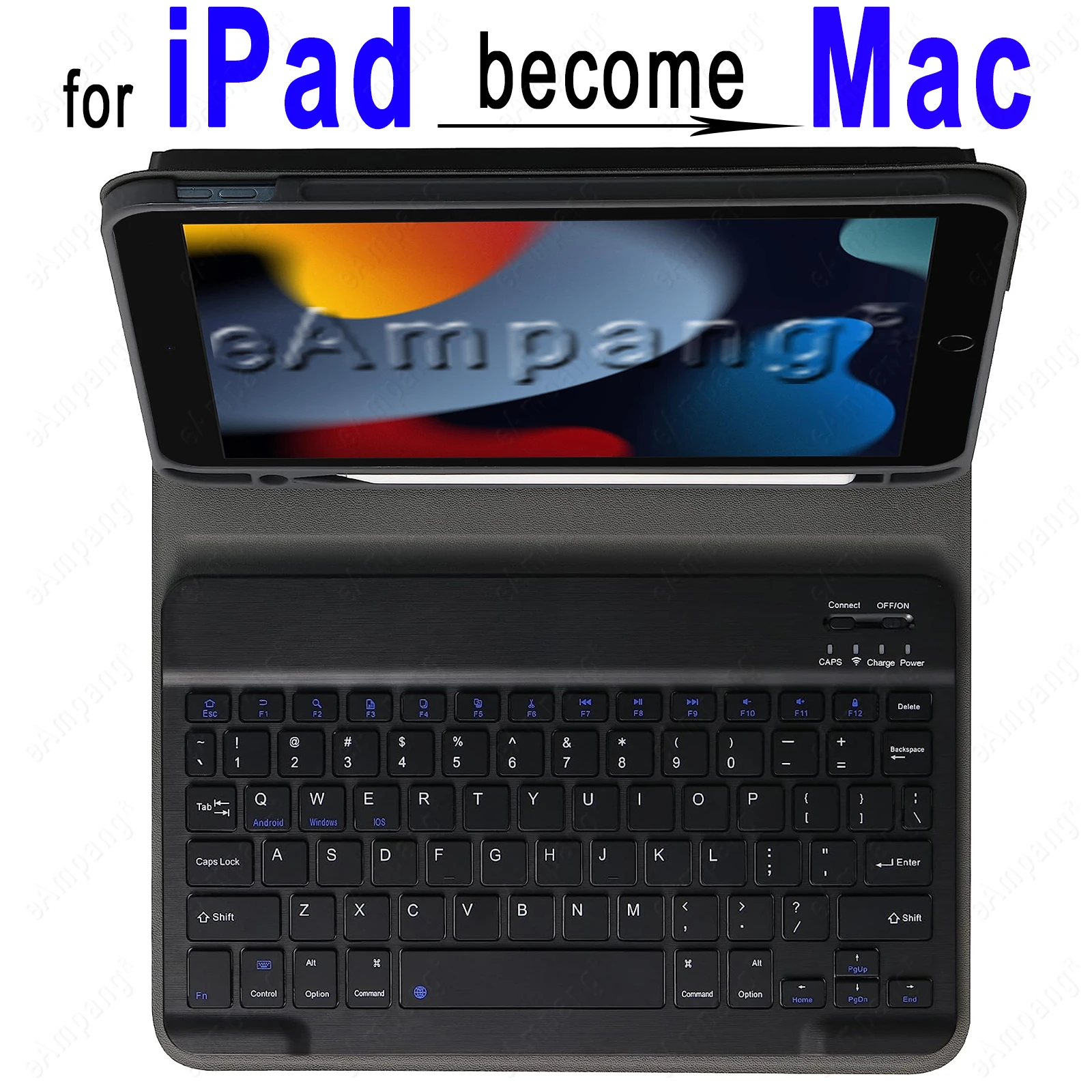 Keyboard Case for iPad 5th 6th Air 2 Pro 9.7 7th 8th 9th 10.2 Air 3 Pro 10.5 4 5 Gen 10.9 10th 11 Portable Cover Keypad ipad keyboard case