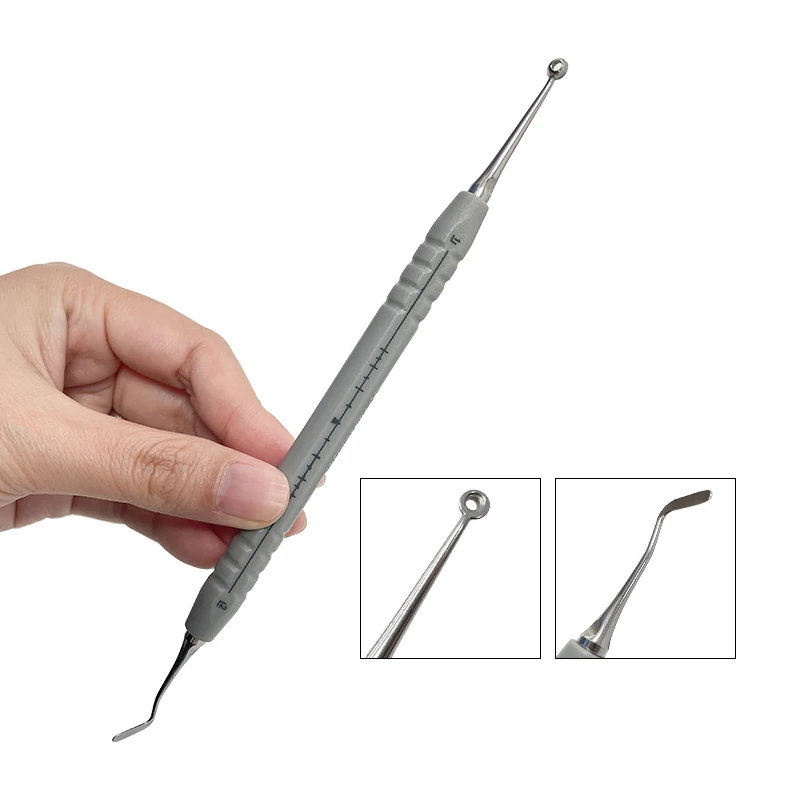 VV Dental Harz Füllung Kit Form Werkzeuge Verbund Licht Heilung Halter Schaum Pad Griff Zahn Gestaltung Trimmer Spachtel – Detail 2