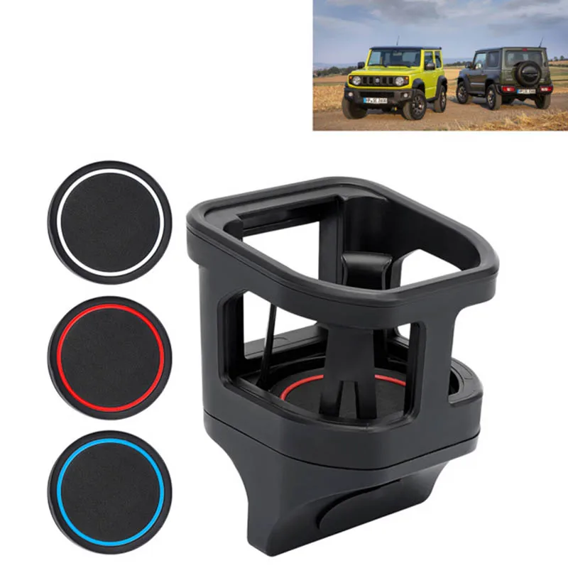 TESIN – Support De Verre D'eau Pour Porte Latérale De Voiture, Support De Boissons Pour Suzuki Jimny JB74 2019 2020 2021 2022 2023 2024 +, Accessoires D'intérieur