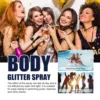 Body Glitter Spray Sparkly Glow Face Hair Shimmer High Gloss Lasting Waterproof Sweatproof Diamond Highlight Illuminator Makeup 6