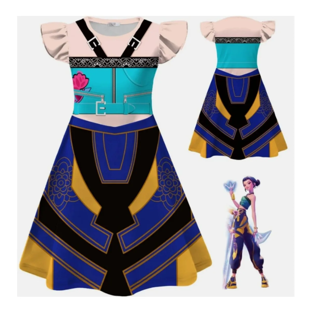 Zoey Rumi Mira Cosplay Costume Tutu Dress Bag Clothing Kids Girls