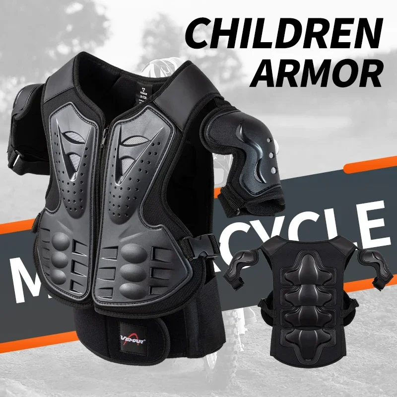 Child Kids Motocross Motorcycle Body Protector Vest Armor ATV Dirt Bike Off Road Guard Racing Riding Waistcoat Sport Wear
