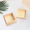 New Wooden Box Rolling Tray Accessories Bamboo Storage Container With Lock Organizer Bathroom Storage 5