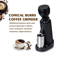 ITOP Electric Coffee Grinder Titanium Burr Metal Bean Hopper Exquisite Small Espresso Coffee Grinder Machin Espresso 110-220V 1