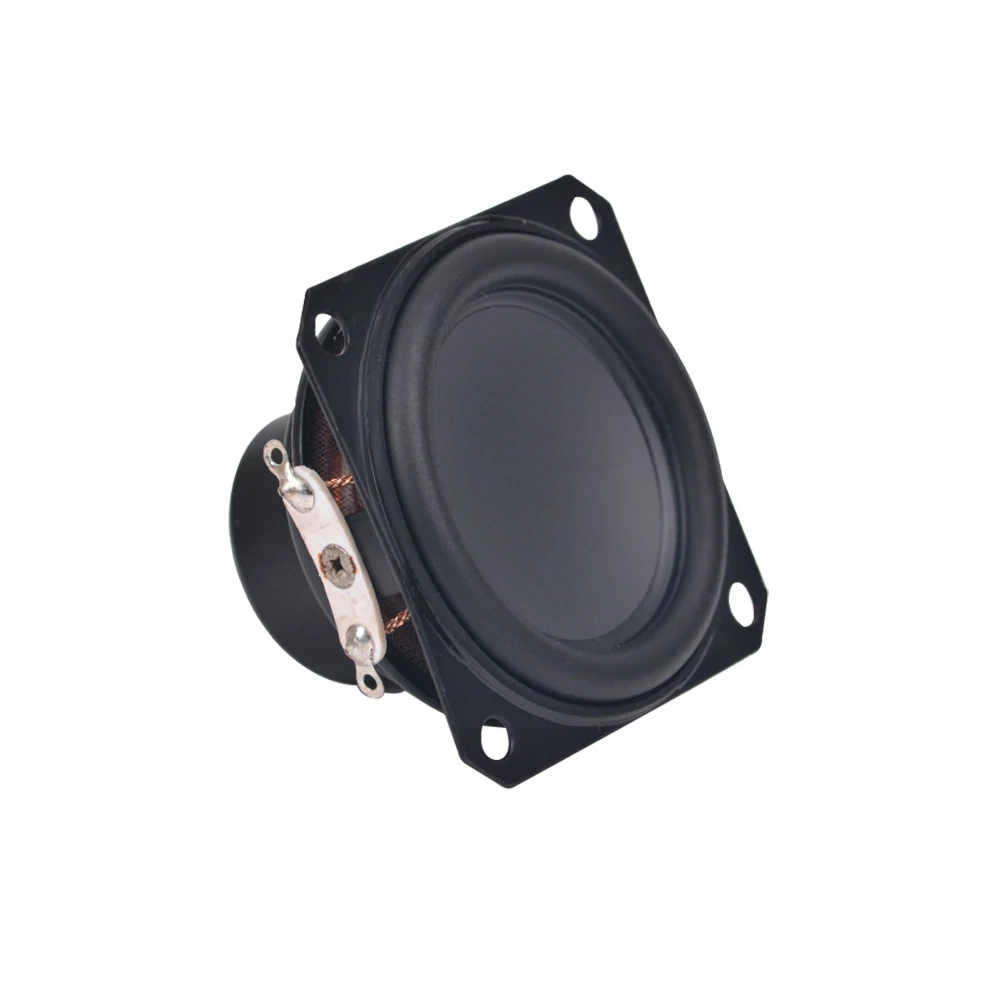 AIYIMA 2Pcs 45MM 4 Ohm 10W Speakers 19 Core Square Rubber Edge Waterproof Ndfeb Full Range Loudspeaker DIY Sound BT Amp Speaker