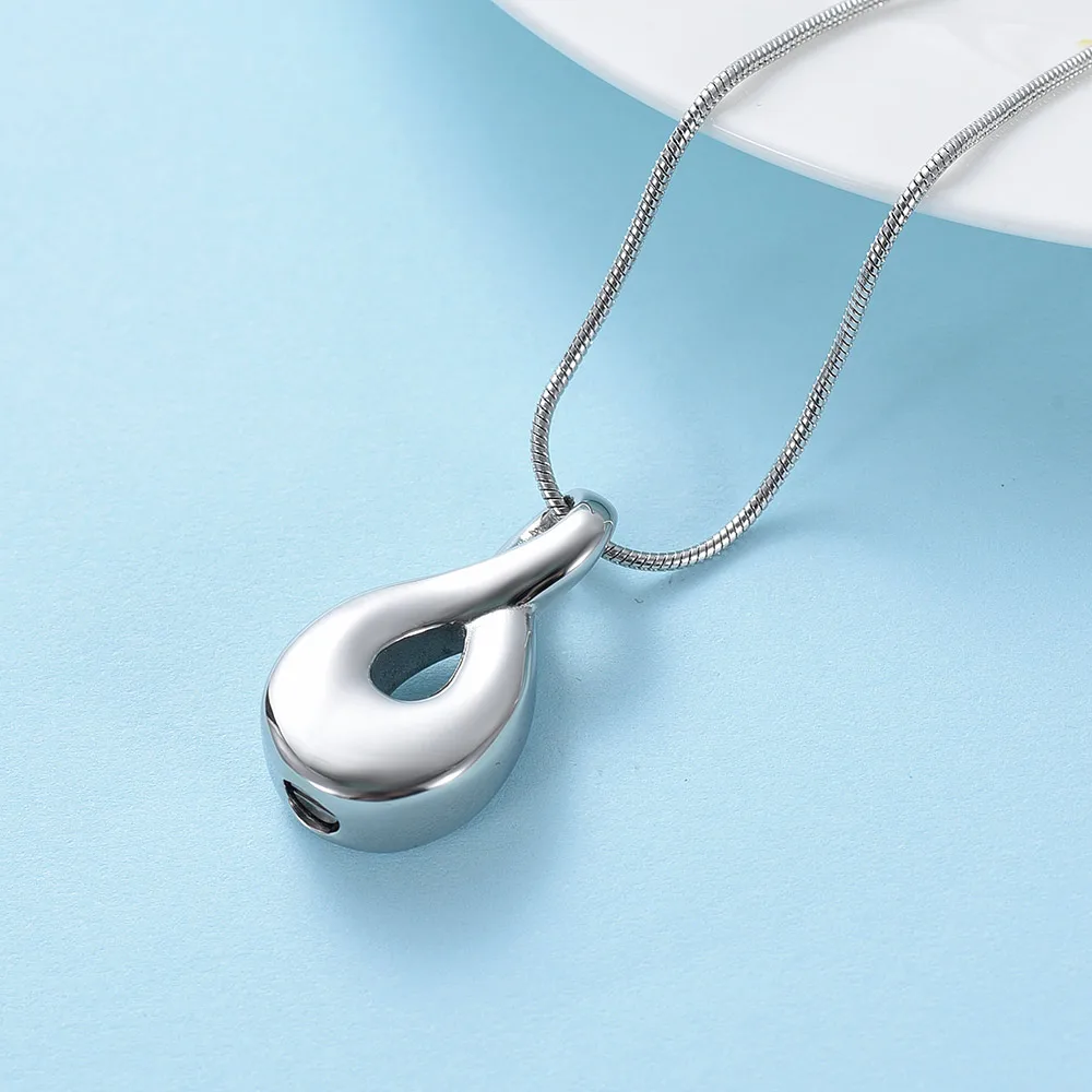 Cremation Jewelry Urn Necklace for Ashes Holder for Women/Men Circle of Life Memorial Keepsake Customize Jewelry Stainless Steel