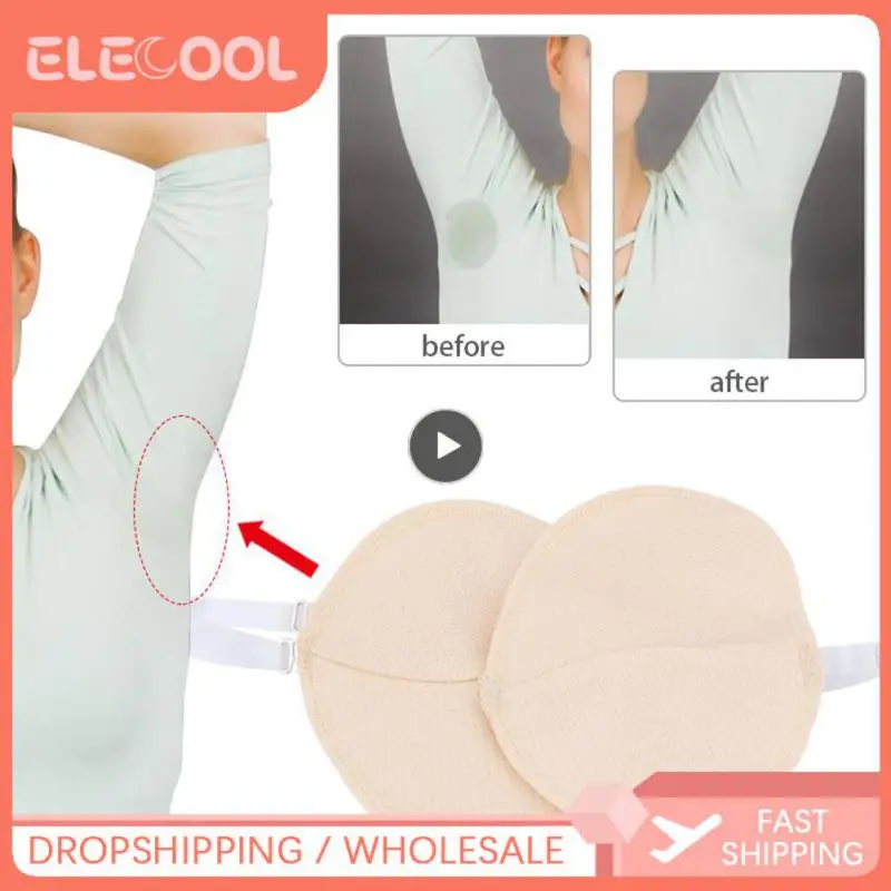 

T-shirt Shape Sweat Pads Reusable Washable Underarm Armpit Sweat Pads Perfume Absorbing Anti M L Model Normal Size Plus Size