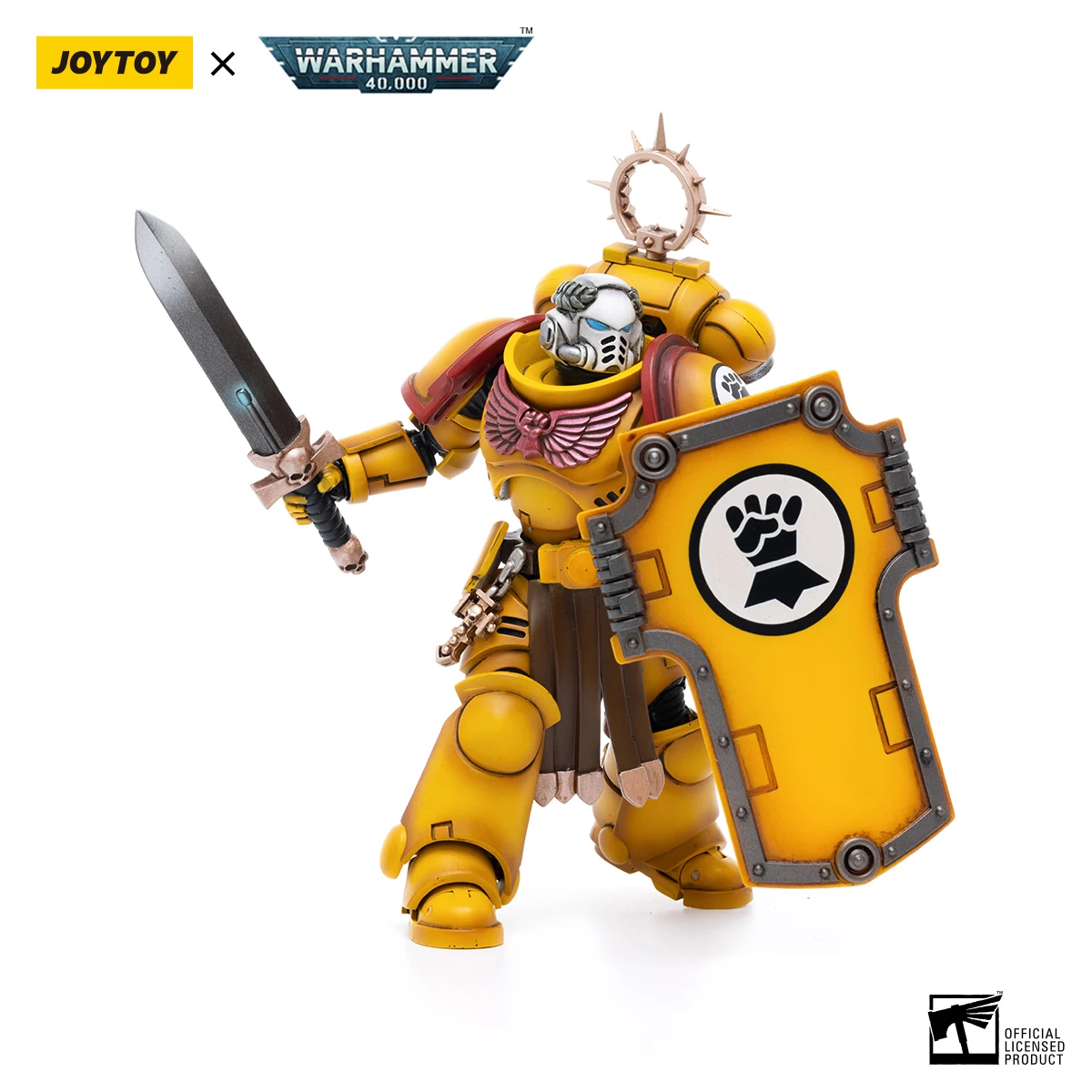 

Joytoy Warhammer 40k 1/18 Action Figures Mecha Model Toys Imperial Fists Veteran Brother Thracius Free Shipping