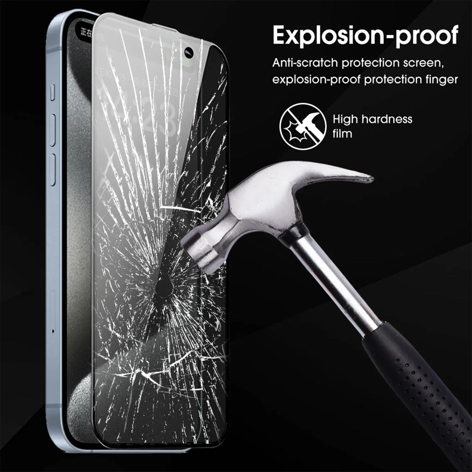 for iPhone17 Pro Anti-spy Tempered Glass with installatin Privacy Screen Protector for iPhone 17 Pro Max 17 Air HD Full Cover