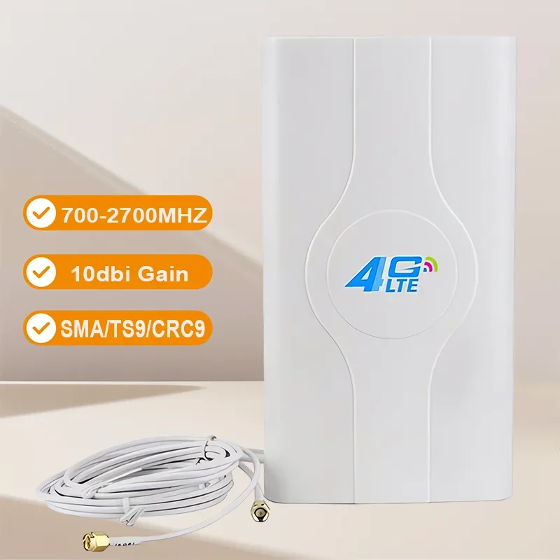 700-2700Mhz Dual Cable 4G Lte Dongle Modem Router Antenna Wifi Sma/Ts9/Crc9 Antenna Huawei Di Rete Avanzata Esterna