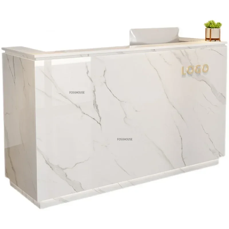 Modern simple cash registers for business Clothing Store Office desk Furniture beauty salon Bar counter table Reception Desk Z