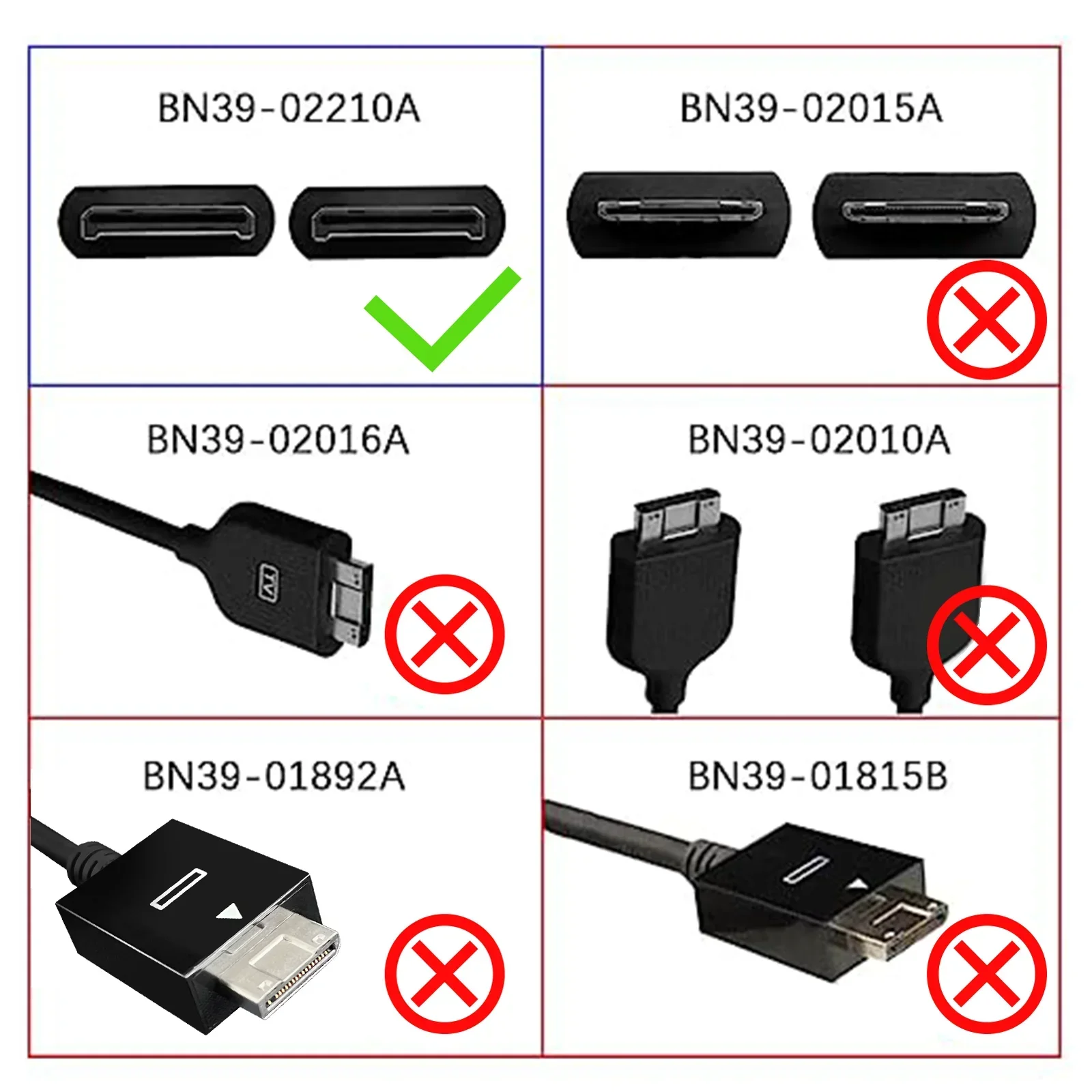 3M BN39-02210A BN39-02248A One Connect Cable Compatible with Samsung is for UN49KS7000F UN55KS9000F UN60KS8000F TV