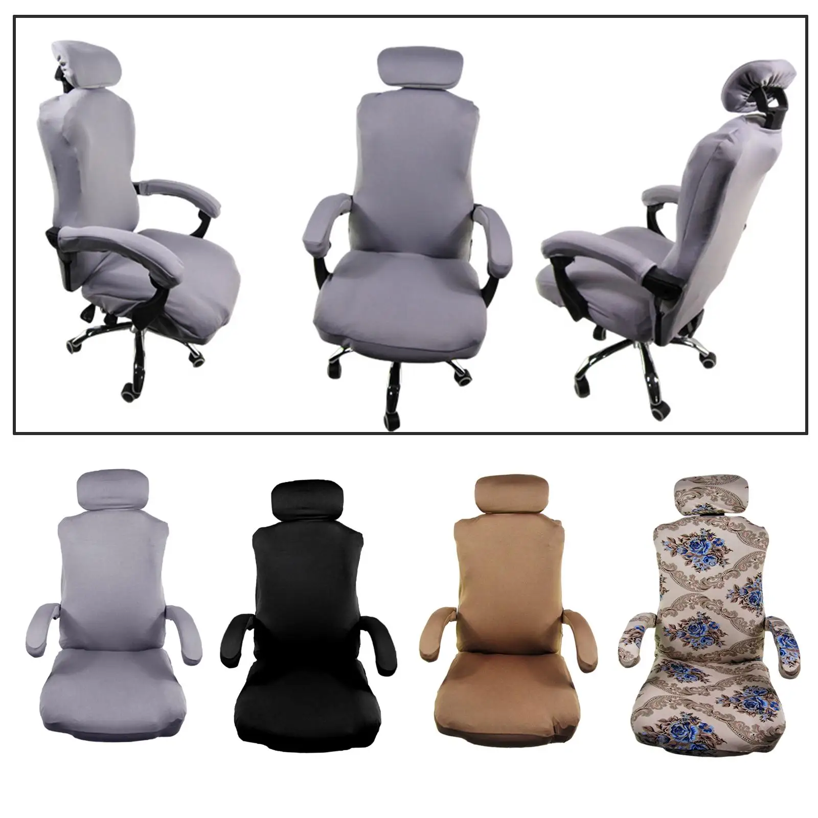 Elastic Swivel Computer Chair Cover Anti Dirty for Computer Chair