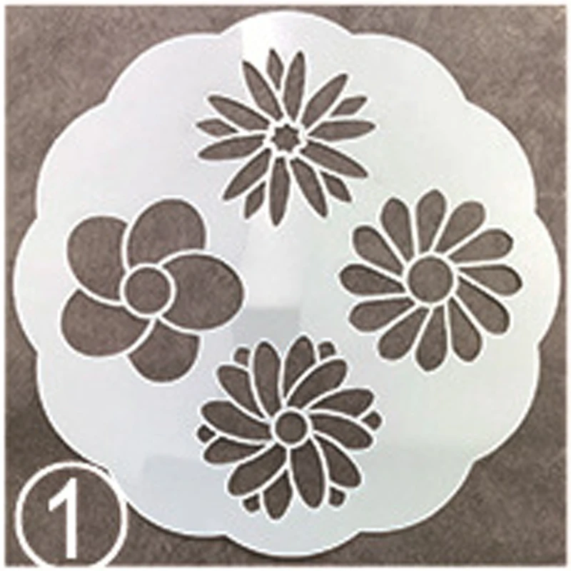  BESTOYARD 3 Sets 12pcs Dessert Biscuit Decorating Cake Stencil  DIY Wedding Cake Template Stencil Cake Flower Design lace Cake Stencils  Fondant templates Cupcake Cookie White Decorative Items : Home & Kitchen