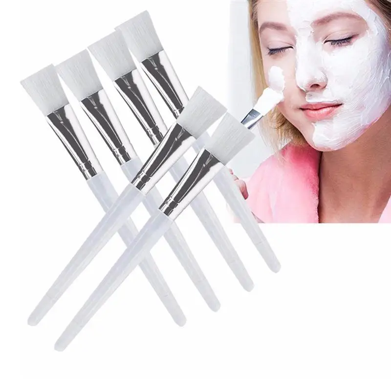 Crystal Facial Mask Brush Soft Applicator Brushes DIY Makeup Tools Soft Fan Facial Brushes Acid Applicator Brush 5pcs makeup brush set,makeup brush,facial mask brush,makeup tool set,makeup tool