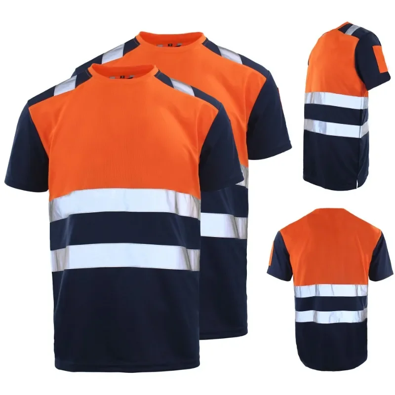 Summer Work Shirt Breathable Quick Drying Sweat Wicking High Visibility Oversized