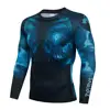 Men's Thermal Underwear For Men Male Thermo Kickboxing Clothes Suits MMA BJJ Tights Set Winter Quick Dry Long Johns Tracksuit 26 3
