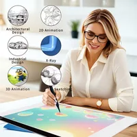 A3 Copyboard Ultra-thin LED Light Pad Light Board for Drawing Tablet Digital Graphic Tablet LED Diamond Painting Light Pad Board - Image 2