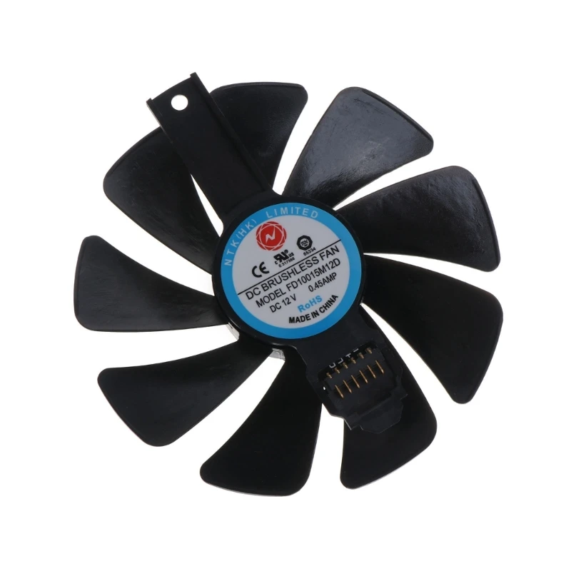 Pezzi 95Mm Fd10015M12D Ventola Vga Per 5700Xt Rx5700 Rx5600Xt Rx5500Xt Ventola Raffreddamento Della Scheda