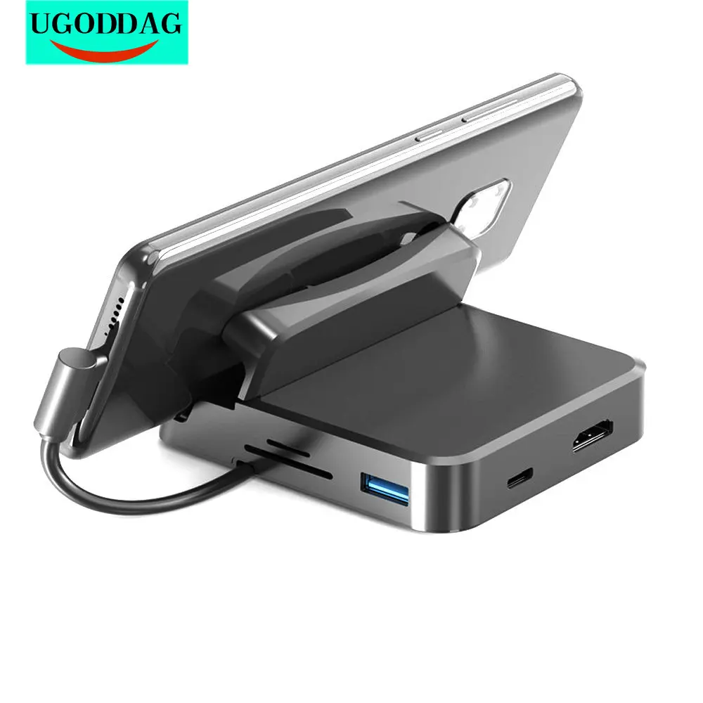 USB C HUB Docking Station Phone Stand Dex Pad Station USB C To HDMI