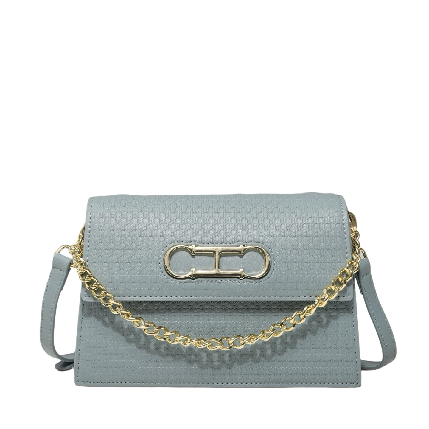 حقيبة كروس مصممة خصيصًا من CH، تتميز بطباعة حروف ع...