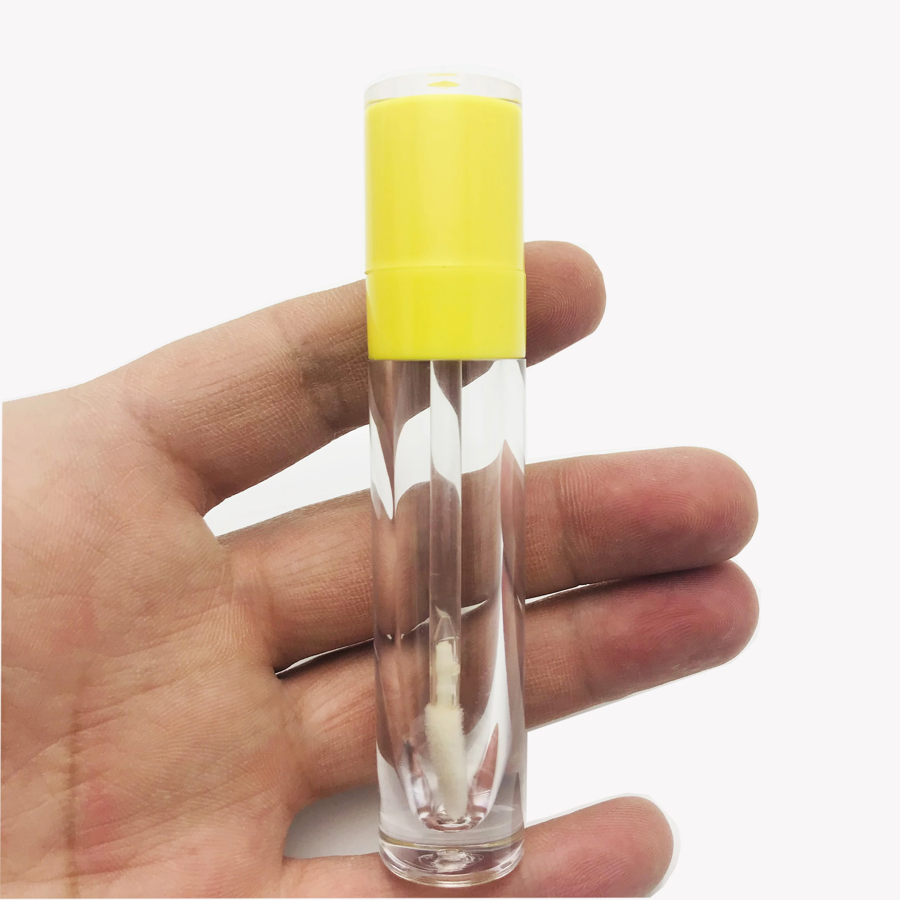 5ml Empty Lip Gloss Tube, DIY Plastic Elegant Liquid Lipstick Containers, 8ml Round Lipgloss Lip Balm Bottle